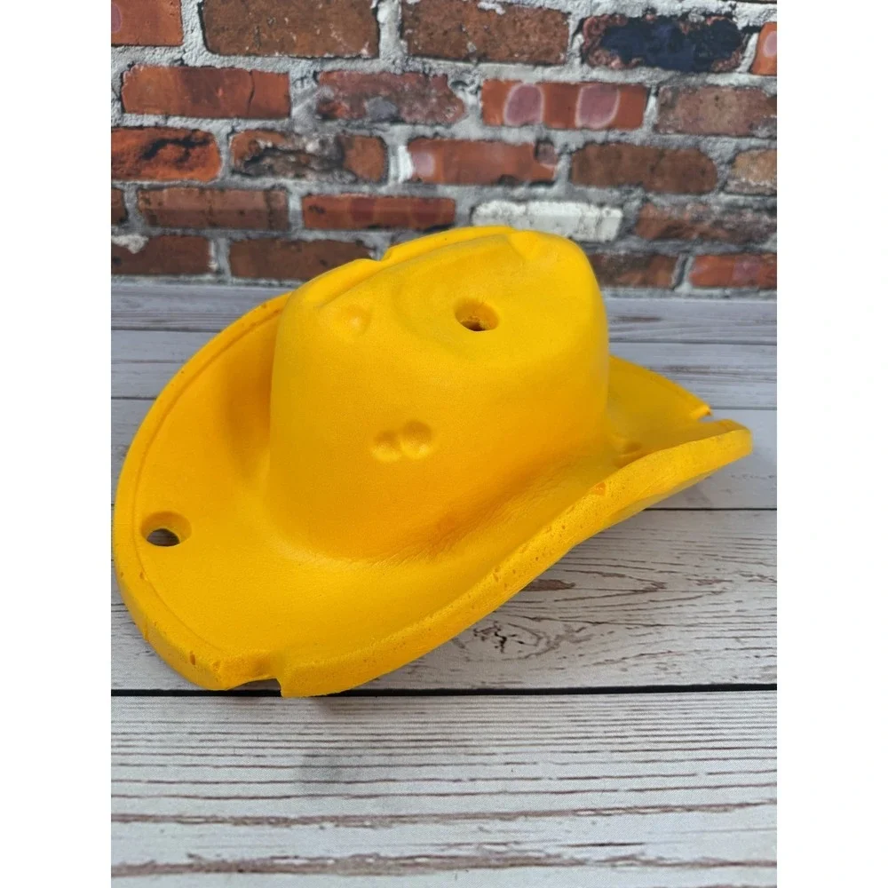Vintage CHEESEHEAD Cowboy Hat Foam Green Bay Packers Fan Souvenir Collectible
